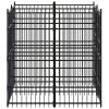 Outdoor Dog Kennel Steel 39.7 ft²